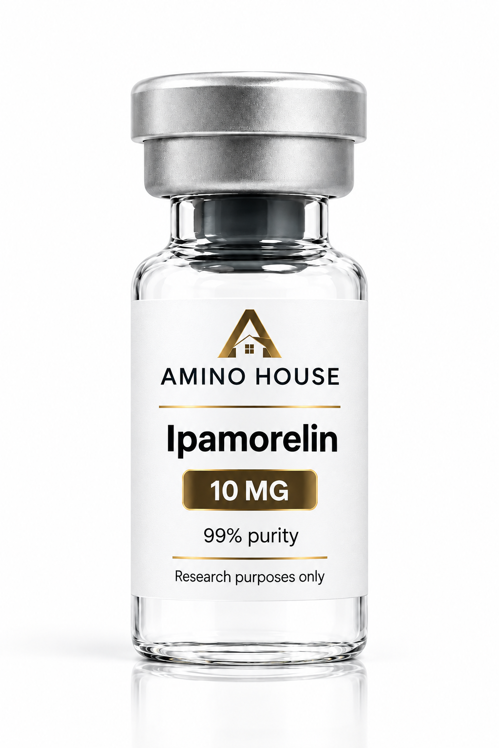Ipamorelin vial - Amino House stijl